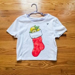 Beyoncé Christmas cropped top